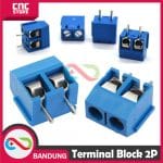 TERMINAL PCB BLOCK SCREW 2 PIN KF301-2P BLUE BIRU