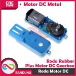 MOTOR DC GEARBOX MOTOR SINGLE SHAFT ALL METAL PLUS RODA - Image 3