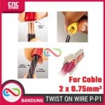 TWIST ON WIRE CONNECTOR SAMBUNGAN KABEL PUTAR SCREW LASDOP TERMINAL P - P1 - Image 5