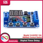 DIGITAL TIMER DELAY ON OFF MOSFET 12-24V DC 15A 400WATT CONTROL SWITCH - Image 3
