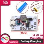 MODUL CHARGER BOOSTER BATERAI LITHIUM 2S 7.4V 8.4V 5V 2A KE 8.4V