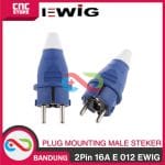 PLUG MOUNTING COLOKAN AC STEKER 2P 16A E 012 EWIG SNI INDUSTRIAL GRADE - Image 5
