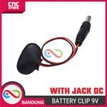 9V BATTERY BATERAI CLIP ADAPTER WITH DC JACK ARDUINO UNO MEGA - Image 4
