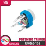Potentiometer 10K RM065-103 Horizontal – Resistor Adjustable Blue & White WH06-2 - Image 4