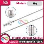 PROB THERMOCOUPLE TYPE-K - PROB THERMOCOUPLE TYPE-K  THERMOSTAT SENSOR SUHU TINGGI 0-400 M6 DERAJAT CELCIUS -1 meter - Image 3