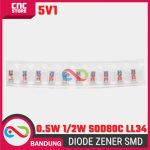 10pcs Zener Diode 0.5W 1/2W SOD80C LL34 SMD 5V1 - Image 3