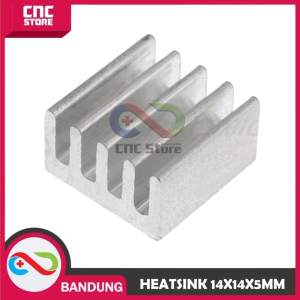 HEATSINK 14X14X5MM ALUMINIUM PAD PENDINGIN A4988 HEAT SINK IC 14X14X5MM 14X14X5MM