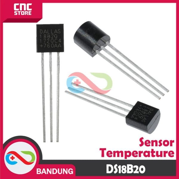 DS18B20 TO-92 ONE WIRE TEMPERATURE SENSOR FOR ARDUINO UNO MEGA IC