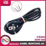KABEL POWER LISTRIK AC BUNTUNG KOMPUTER PC 3 JALUR 3X