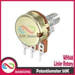 POTENSIO POTENSIOMETER 50K 50KOHM WH148 LINIER TAPER ROTARY - Image 3