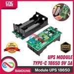 UPS MODULE 18650 9V 3A TYPE-C CHARGE DISCHARGING HIGHPOWER
