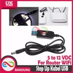 STEP UP KABEL USB 5V TO 12V JACK DC 5.5x2.1MM FOR ROUTER WiFi - Image 2