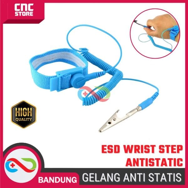 GELANG ANTI STATIS ANTI STATIC ESD WRIST STRAP ANTISTATIC SERVICE PROTEKSI STATIS