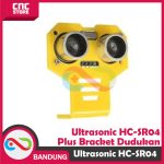 HC-SR04 SR04 ULTRASONIC DISTANCE MEASURING TRANSDUCER SENSOR WITH BRACKET YELLOW - Image 3