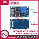 STEP UP MODULE BOOST DC DC TYPE C MT3608 ADJUSTABLE  2A 2V-24V TO 5V-28V - Image 7
