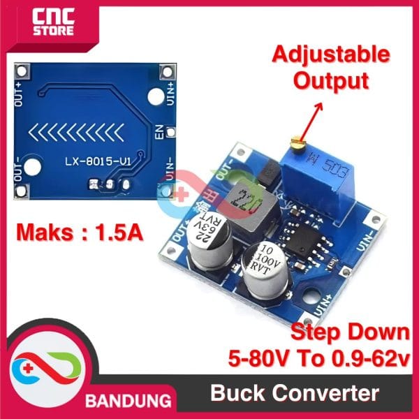 DC adjustable step-down module input 5-80V To 0.9-62V DC-DC buck converter/LX8015 super XL7015