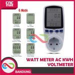 WATT METER AC KWH VOLTMETER PENGUKUR POWER DAYA LISTRIK UKUR BIAYA PLN - Image 2