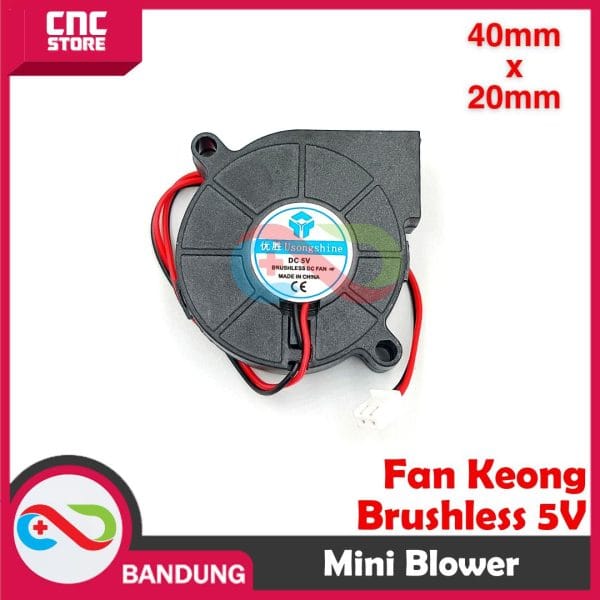 MINI BLOWER FAN KEONG BRUSHLESS 5V COOLING TURBO 4020 40MMx20MM