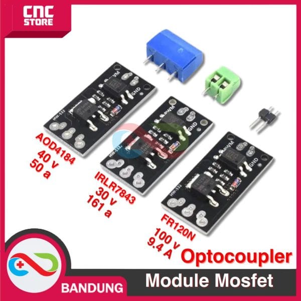 MODULE MOSFET FR120N D4184 LR7843 N CHANNEL PENGGANTI RELAY DRIVER OPTOCOUPLER