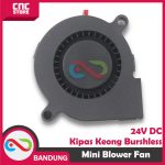 24V MINI BLOWER FAN KIPAS KEONG BRUSHLESS DC ANGIN COOLING TURBO COOLER 2PIN 2P - Image 3