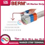 MARKER STRIP TERMINAL BLOCK UK-3N UK-5N UK-6N TERMINAL MARKER ZB -ZB8 1-10 - Image 5