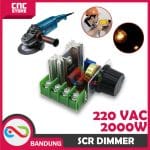 SCR 220V 220VAC 2000W DIMMER SPEED REGULATOR CONTROLLER MOTOR LAMPU MODULE