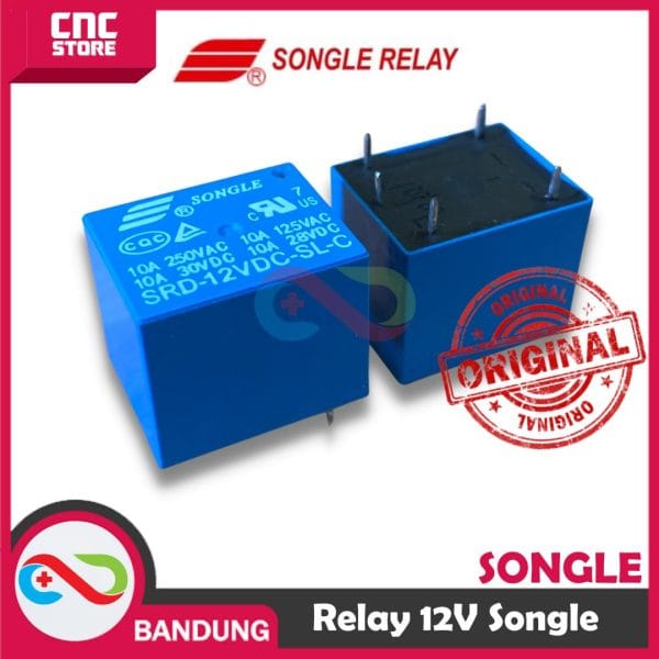 RELAY SONGLE 12V 10A SRD-12VDC-SL-C 5 PIN 5P