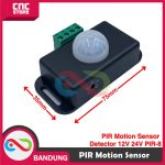 PIR MOTION SENSOR DETECTOR 12V 24V PIR-8 /SAKLAR OTOMATIS SENSOR GERAK - Image 2