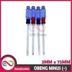OBENG KECIL MINI 3MM 75MM MAGNET MINUS