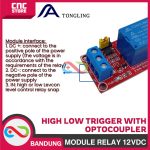 MODULE RELAY 12V HIGH LOW TRIGGER WITH OPTOCOUPLER -1 CHANNEL - Image 4