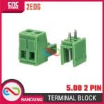 TERMINAL BLOCK 2EDG 5.08 2P 2 PIN GREEN - Image 6