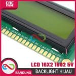 LCD Character 16x2 1602 5V – Modul Layar Hijau dengan Backlight, Tanpa I2C - Image 3