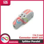 CONNECTOR KONEKTOR KABEL NV-F12/F13/F14/F15 SAMBUNGAN KABEL 1 LUBANG KE 2 - NV-F12 ORANGE - Image 3