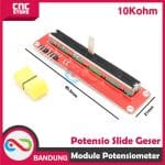 POTENTIOMETER POTENSIO MODULE SLIDE GESER 1OK OHM - Image 2