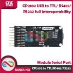 (Ten in one) Multi-Function Serial Port Module CP2102 USB to TTL/ RS485/ RS232 Full Interoperability - Image 2