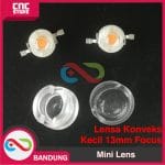 Convex Mini Lens utk LED HPL 1w 3w 5w Lensa Konveks Kecil 13mm Focus - 90 derajat - Image 4