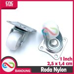 KAKI RODA REL 1 INCH WHITE PP 4MM - Image 3