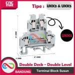 Terminal Block Susun Double Deck - Terminal Block Susun UKK3 Double Deck UKK3N Double Level CUKK-3 dan Terminal Block Susun UKK5 Double Deck UKK5N Double Level CUKK-5 -UKK3N Double Level CUKK-3 - Image 5