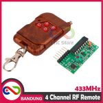 REMOTE 4 CHANNEL RF TRANSMITTER AND RECEIVER 433MHz 5V CONTROL ARDUINO - Image 4