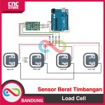 PAKET 4PCS LOAD CELL 50KG PLUS MODUL HX711 SENSOR TIMBANGAN BERAT - Image 3
