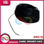 KABEL SERABUT AWG 22 AWG22 HIGH QUALITY HITAM PERMETER - Image 3