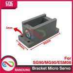 Bracket Servo MG90 SG90  Horizontal Micro Servo Holder Sg-90 MG-90 9g - Image 4