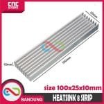 HEATSINK ALUMUNIUM 100X25 10X2.5CM PENDINGIN LED