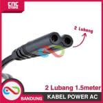 KABEL POWER AC ANGKA 8 DUA LUBANG 1.5METER - Image 3