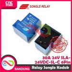 RELAY KODOK 30A 24V SLA-24VDC-SL-C 6PIN 6 PIN - Image 4
