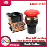 PUSH BUTTON EMERGENCY STOP SELF LOCKING 22MM 10A UPTO 660VAC LA38-11ZS - Image 2