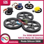 5908 silicone tire compatible with robot smart car 360 degree -MG995 MG996