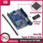 ARDUINO UNO R3 ATMEGA328P SMD FT232 ATMEGA328P TYPE-C IC PB