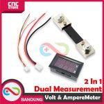 DUAL MINI VOLTMETER 100V AMPEREMETER DIGITAL 100A PLUS RESISTOR SHUNT - Image 2