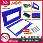 LCD FRAME AKRILIK CASE 1 LAYER 20X4 ARDUINO BIR 2004 PLUS BAUT DAN MUR